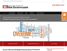 Tablet Screenshot of ebrahimzadehlaw.com